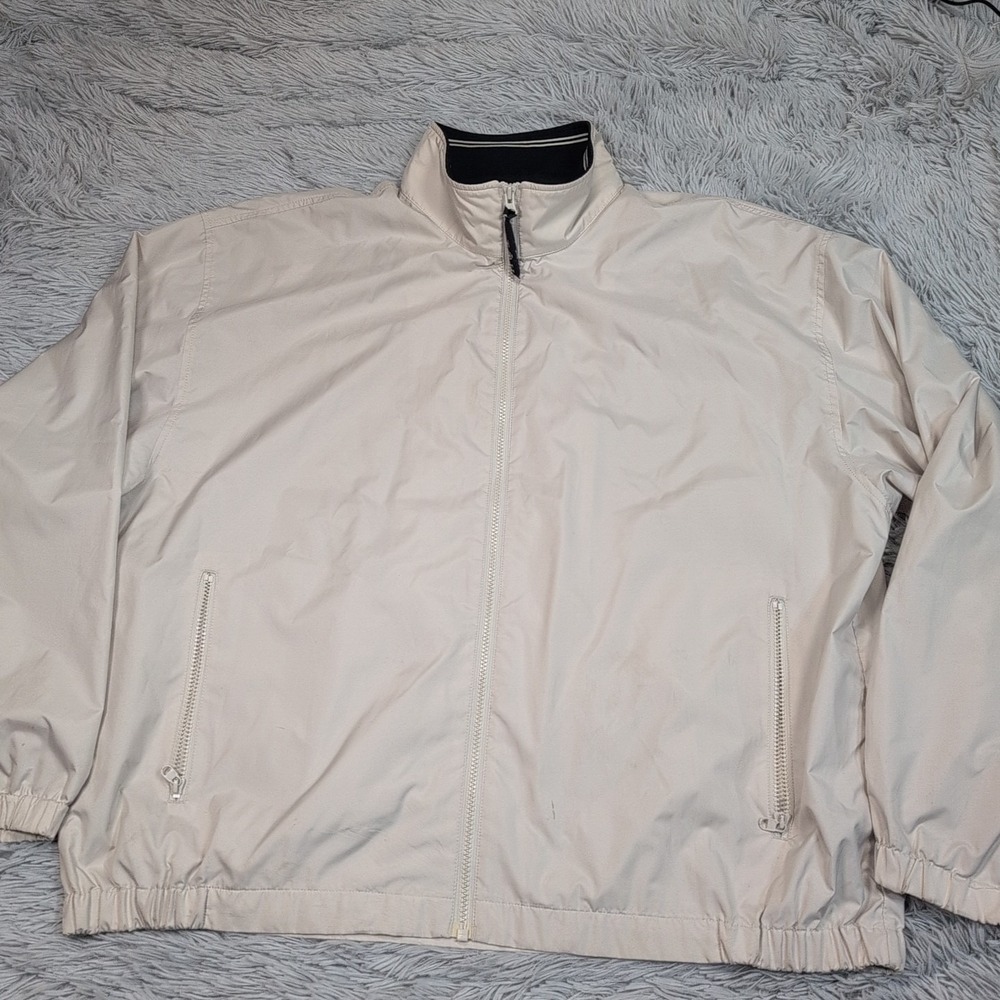 Vintage Tommy Hilfiger Jacket Mens XXL Zip Up Pockets‎ Golf Windbreaker Comfort